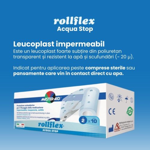 Alternative view of Leucoplast impermeabil Rollflex Acqua Stop, Master-Aid,  2 m x 10 cm