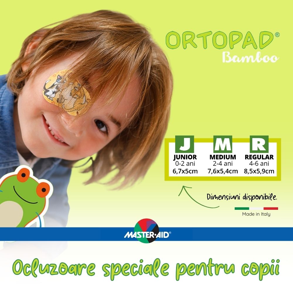 Ortopad Simpaty - Ocluzoare colorate din bambus pentru copii, 50 buc - imagine 10