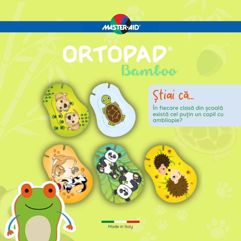 Ortopad Simpaty - Ocluzoare colorate din bambus pentru copii, 50 buc - imagine 11