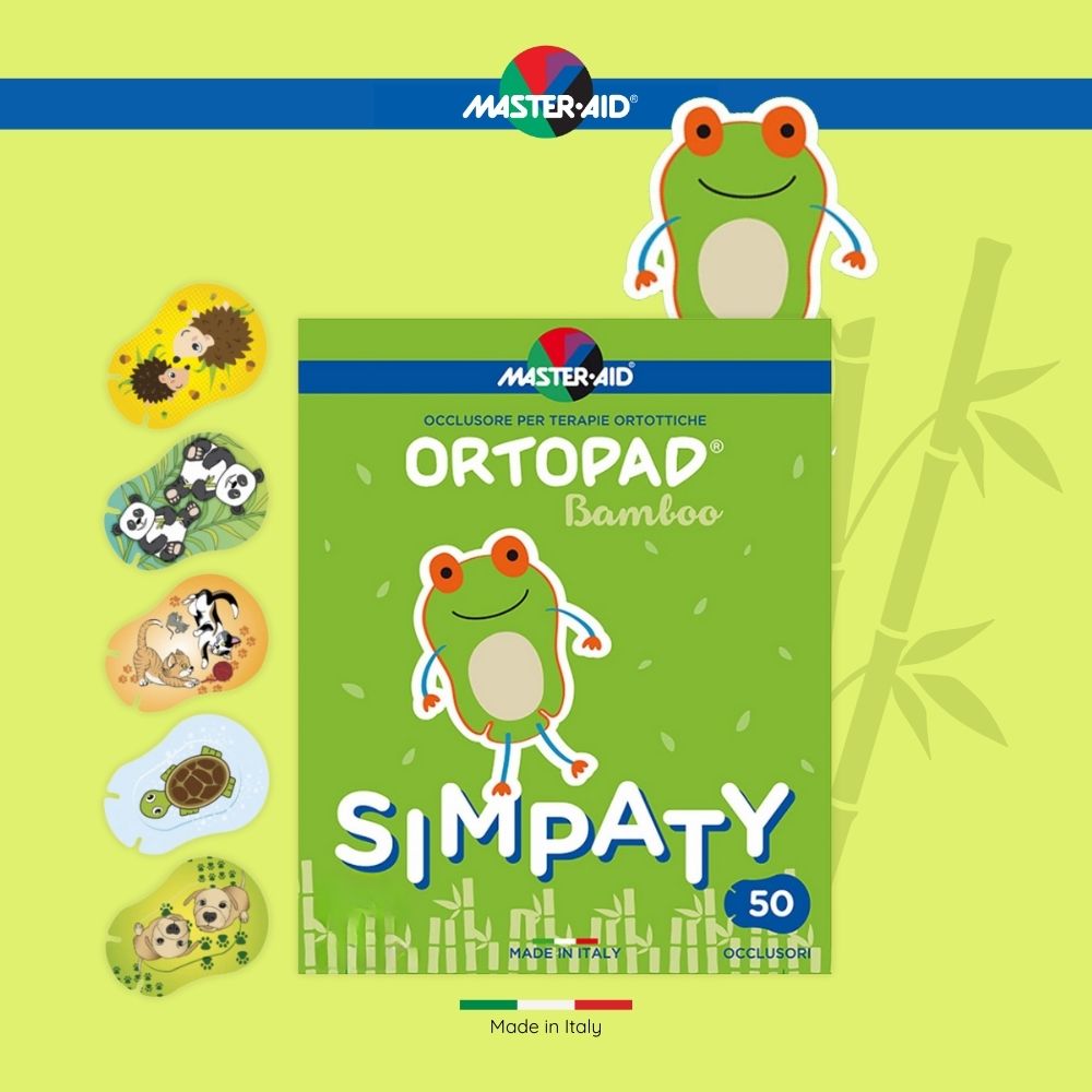 Ortopad Simpaty - Ocluzoare colorate din bambus pentru copii, 50 buc - imagine 13