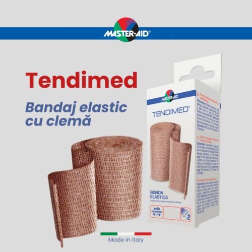 bandaj elastic Tendimed Master-Aid cu clema culoarea pielii