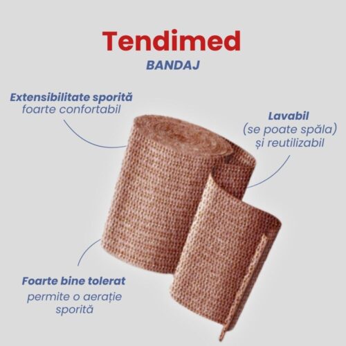 bandaj elastic Tendimed Master-Aid cu clema culoarea pielii