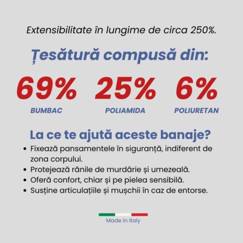 bandaj elastic Tendimed Master-Aid cu clema culoarea pielii