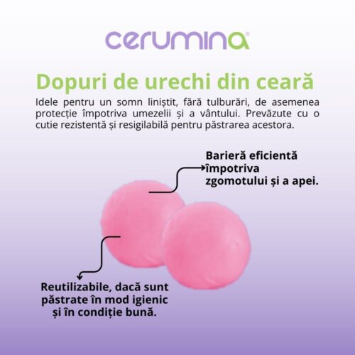 Alternative view of Dopuri de urechi din ceară Cerumina Classic,  12 bucati
