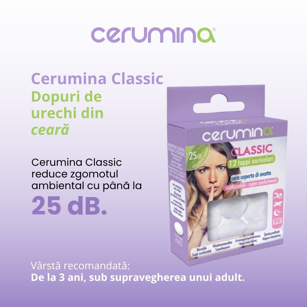 Dopuri de urechi din ceară Cerumina Classic, 12 bucati - imagine 7