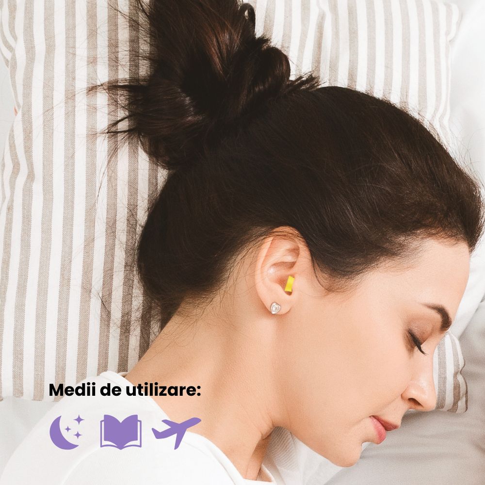 Dopuri de urechi din spumă Cerumina Soft, 8 bucati - imagine 7