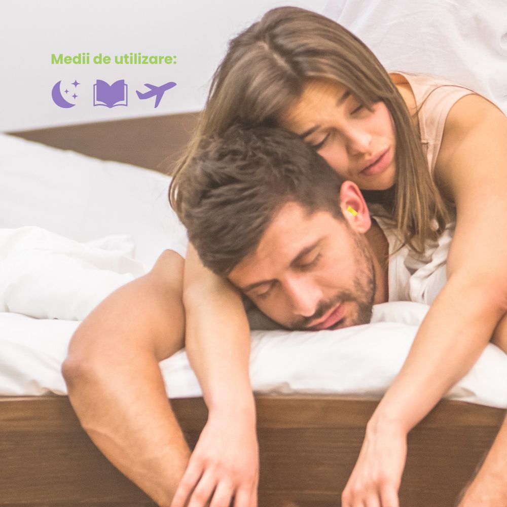Dopuri de urechi din spumă Cerumina Soft, 8 bucati - imagine 8