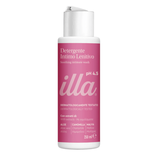 gel igiena intima calmant Illa pH 4.5 250ml flacon pompita