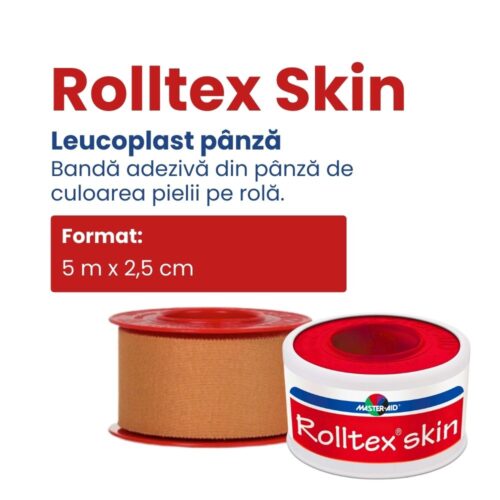 Alternative view of Leucoplast pânză Rolltex Skin Master-Aid, 2.5cm x 5m