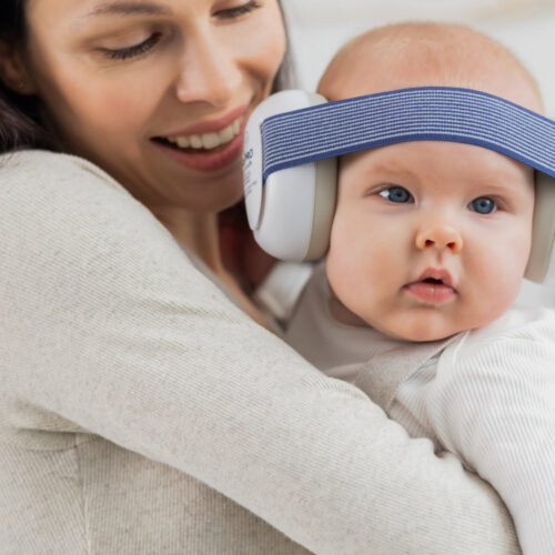 Alternative view of Căști protecție fonică bebeluși Haspro Baby, SNR 23dB, 0-3 ani, albastru