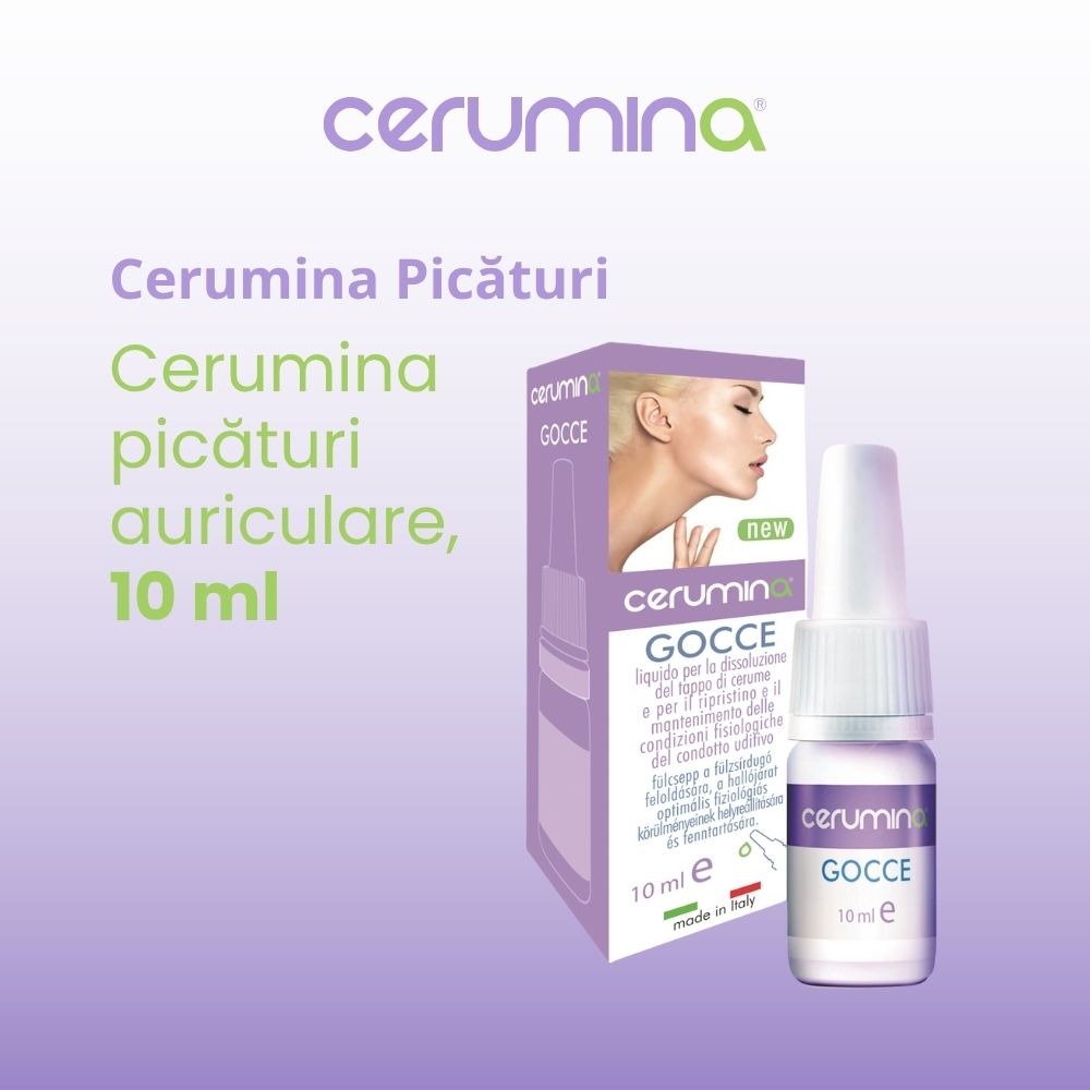 Picături auriculare Cerumina® pentru dopuri de ceară, 10 ml - imagine 5