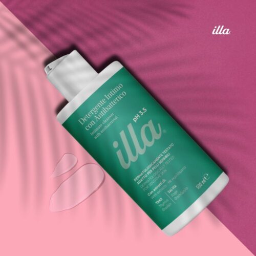 Alternative view of Gel igiena intimă antibacterian Illa®, pH 3.5, 500 ml