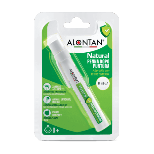 solutie calmanta dupa intepaturi Alontan Natural pen 14ml 0+ tantari meduze plante urticante